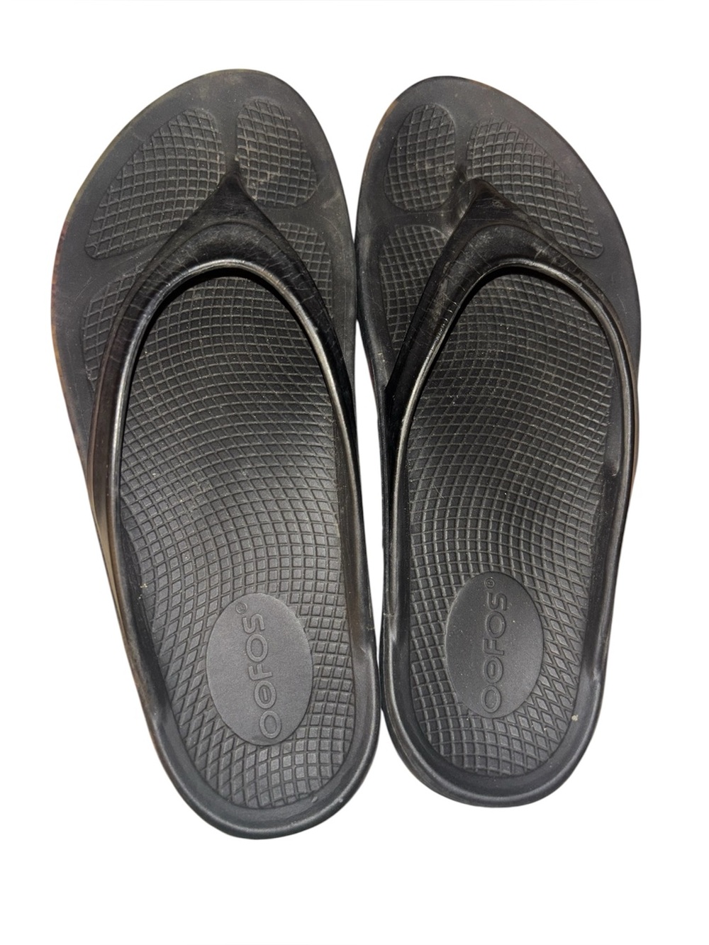 OOFOS OOlala recovery thong sandals size 9